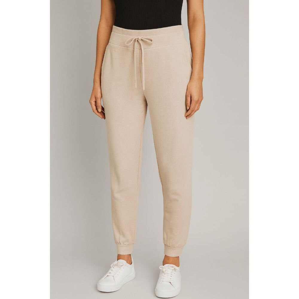 Tommy Hilfiger Sport Women's Easy-Fit Velour Joggers Pebble S